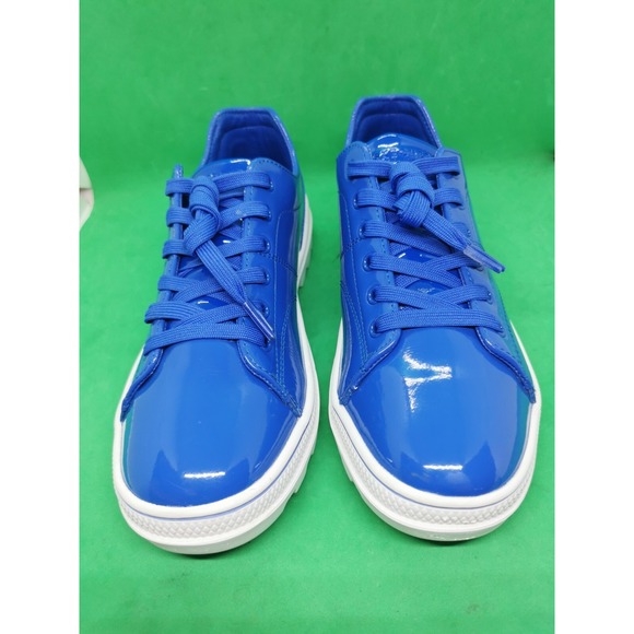 Skechers Women's 155201 Patent Blue Roadies 90sBBY Casual Shoes Size 8.5M - Picture 8 of 16